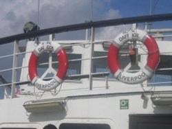 Ferry on the Mersey, Liverpool Wallpaper