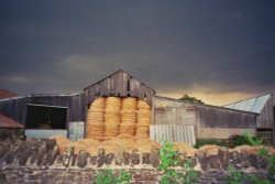 Storm, Scackleton farmyard, North Yorkshire