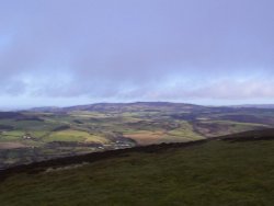 A view of the Stiperstones, Shropshire, from Corndon Hill Wallpaper