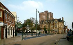 The very centre of Eccles, Greater Manchester