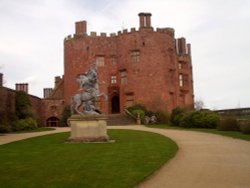 Powis castle and gardens.