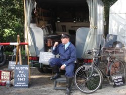 A WW2 Event at Pickering, North Yorkshire Moors Railway. Wallpaper