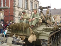 A WW2 Event at Pickering, North Yorkshire Moors Railway. Wallpaper