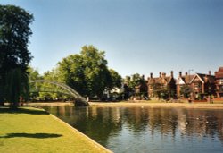 The great Ouse in Bedford, July 2003 Wallpaper