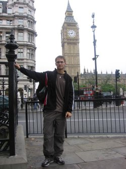 London, Big Ben, traveller Jirka Volcik