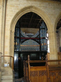 Martock church interior