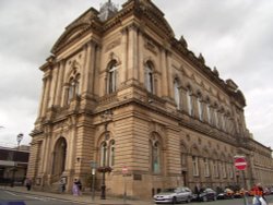 Hudersfield Town Hall Concert Hall built in 1881 Wallpaper