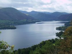 Looking Down To Howtown, Ullswater Wallpaper