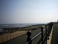 The promenade as viewed from Marine Drive in old Hartlepool, County Durham. Wallpaper