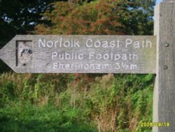The Norfolk Coastal Path passes through East Runton, Norfolk Wallpaper