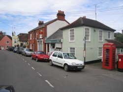 Castle Hedingham village, Essex Wallpaper