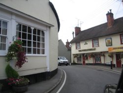 Castle Hedingham village Wallpaper