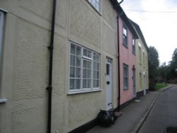 Castle Hedingham village Wallpaper