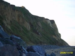 Sea Cliffs at East Runton, looking West from the Staithe