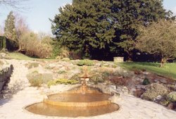 The Chalice Well Gardens, Glastonbury, Somerset. Wallpaper
