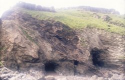 Merlin's Cave, Tintagel, Cornwall.