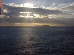 Portland from Lulworth Cove, Dorset Wallpaper