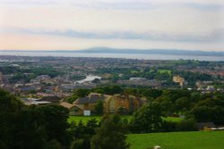 view from top of Williamson Gallery (Ashton Memorial) Lancaster Wallpaper