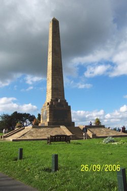 Oliver's Mount Memorial, Scarborough, North Yorkshire