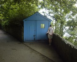 Dylan Thomas's Writing Shed, Laugharne, Carmarthenshire, Wales Wallpaper