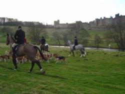 Photo taken of the Percy Hunt @ Alnwick Castle.