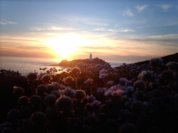 Godrevy Lighthouse, Godrevy, Cornwall. Wallpaper