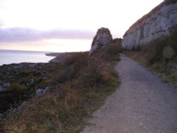 Coast Path by the Young Offenders Institution, Portland