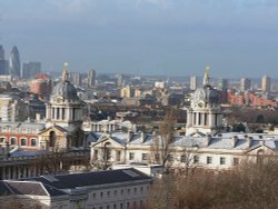 The Royal Naval College taken from One Tree Hill  in Greenwich Park Wallpaper