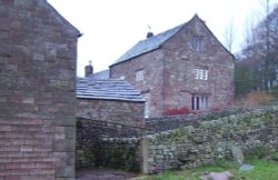 Wincle Grange, built by Cistercisn monks from Combermere in Cheshire. Used to store wool.