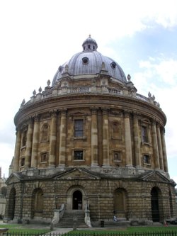 On the Oxford campus - The Radcliffe Camera