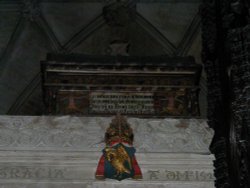 Funeral chest in Winchester Cathedral Wallpaper
