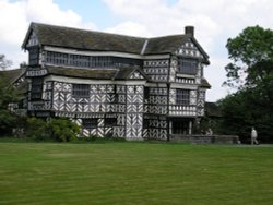 Little Moreton Hall, National Trust property, Congleton, Cheshire. Wallpaper