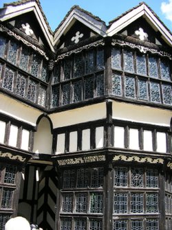 Little Moreton Hall, National Trust property, Congleton, Cheshire.