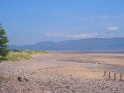 The mains beach, Millom, Cumbria Wallpaper