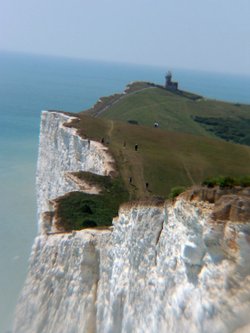 A view of Beachy Head, Eastbourne, East Sussex.