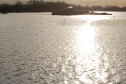 winter morning, Kingsbury water park, North Warwickshire. Wallpaper