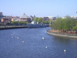 River Tees, Stockton-on-Tees, County Durham.