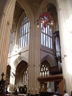 Bath Abbey, Bath, Somerset.