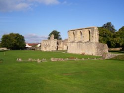 Glastonbury Abbey, Somerset. Wallpaper