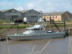 Fisheries Protection Vessell, Port Sutton Bridge, Lincolnshire