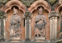 Kings Ethelbert and Ethelred, Lichfield Cathedral, Lichfield, Staffordshire