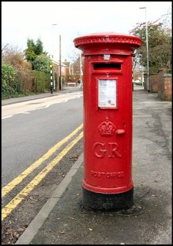 George V Postbox, Greetwell Road, Lincoln near Lincoln County Hospital.