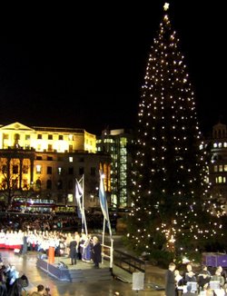 A picture of Trafalgar Square