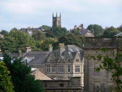 View of Buxton, Derbyshire. Wallpaper
