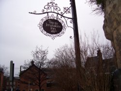 The oldest inn in England, Nottingham, Nottinghamshire.