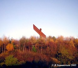 A picture of Angel of the North