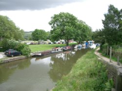 Marple Marina, Junction of the Macclesfield and Peak Forrest Canals, Marple, Greater Manchester.
