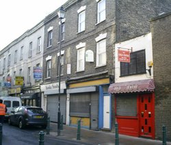 Bradbury Street, Dalston, Greater London. 21.1.2007.