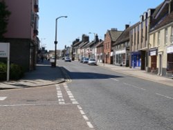 High Street in Brandon, Suffolk. Wallpaper