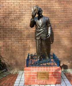 Hatter Statue, Denton, Greater Manchester.